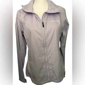 Columbia Packable Lavender Hidden Hoodie Lightweight Jacket, Size M